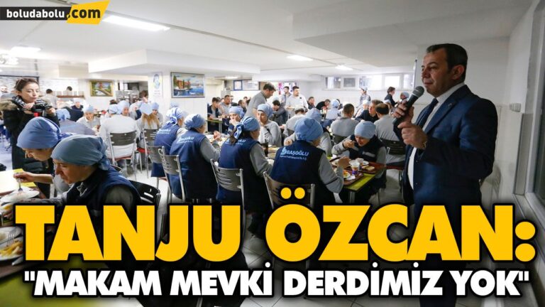 TANJU ÖZCAN: “MAKAM MEVKİ DERDİMİZ YOK”