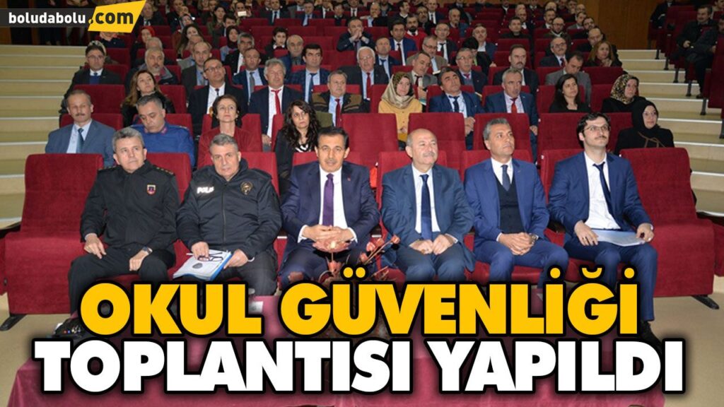 OKUL GÜVENLİĞİ TOPLANTISI YAPILDI OKUL GÜVENLİĞİ TOPLANTISI YAPILDI