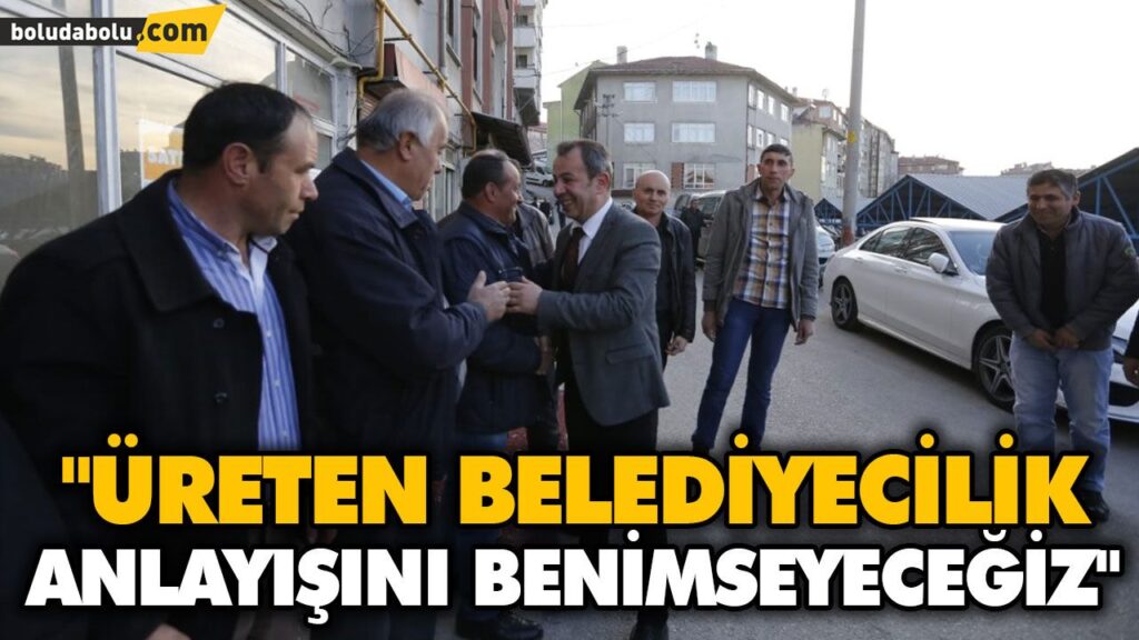 TANJU ÖZCAN “ÜRETEN BELEDİYECİLİK ANLAYIŞINI BENİMSEYECEĞİZ” TANJU ÖZCAN “ÜRETEN BELEDİYECİLİK ANLAYIŞINI BENİMSEYECEĞİZ”
