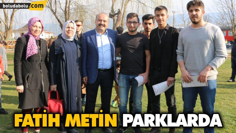 FATİH METİN GENÇLERİN ÖNERİ VE GÖRÜŞLERİNİ DİNLEDİ