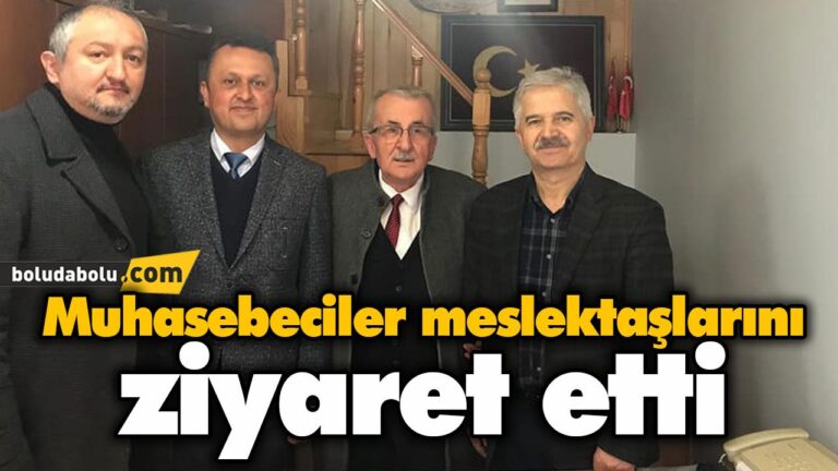 Muhasebeciler meslektaşlarını ziyaret etti