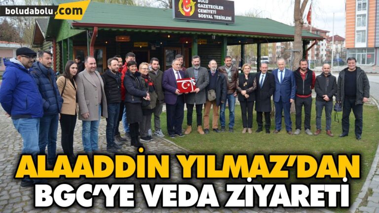 ALAADDİN YILMAZ’DAN BGC’YE VEDA ZİYARETİ