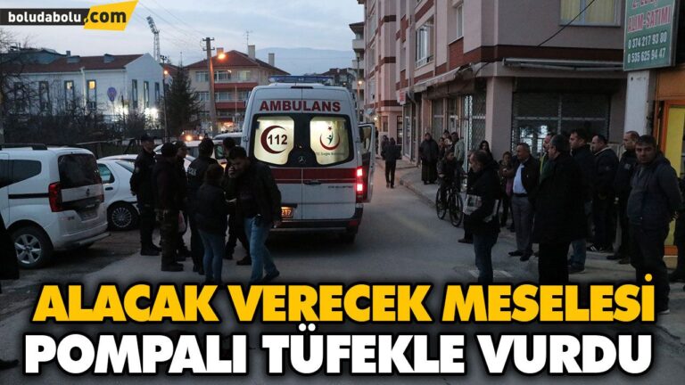 POMPALI TÜFEKLE VURDU