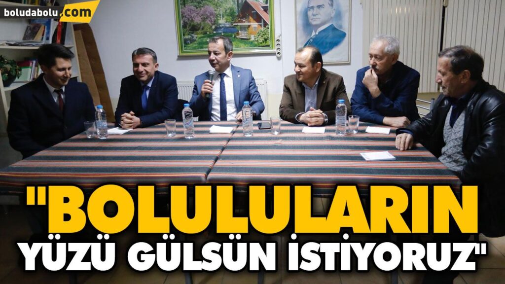 “BOLULULARIN YÜZÜ GÜLSÜN İSTİYORUZ” “BOLULULARIN YÜZÜ GÜLSÜN İSTİYORUZ”