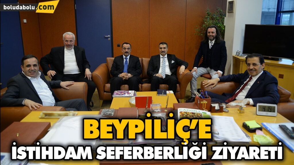 BEYPİLİÇ’E İSTİHDAM SEFERBERLİĞİ ZİYARETİ