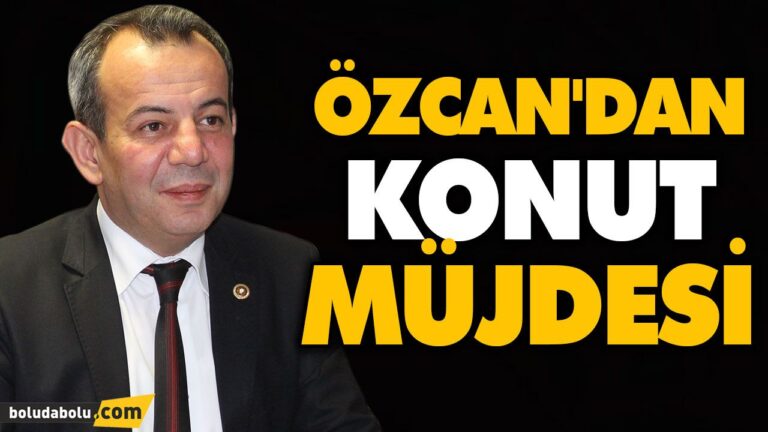 TANJU ÖZCAN’DAN KONUT MÜJDESİ