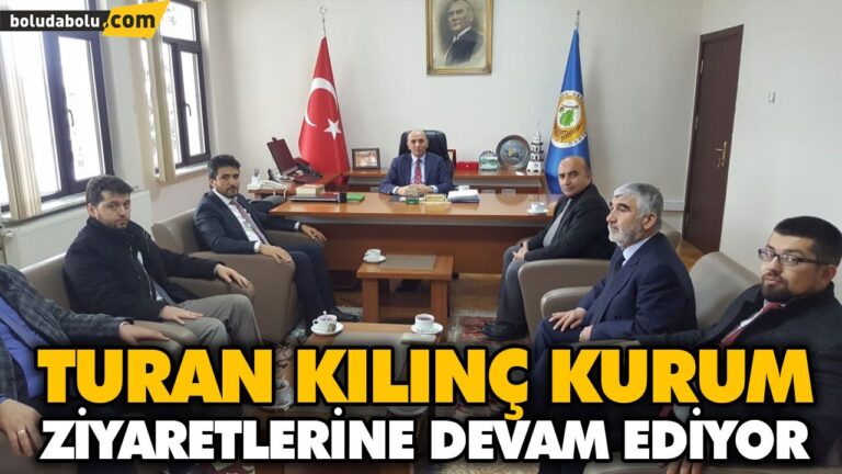 KILINÇ KURUM ZİYARETLERİNE DEVAM EDİYOR