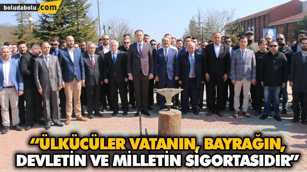 “ÜLKÜCÜLER VATANIN, BAYRAĞIN, DEVLETİN VE MİLLETİN SİGORTASIDIR” “ÜLKÜCÜLER VATANIN, BAYRAĞIN, DEVLETİN VE MİLLETİN SİGORTASIDIR”