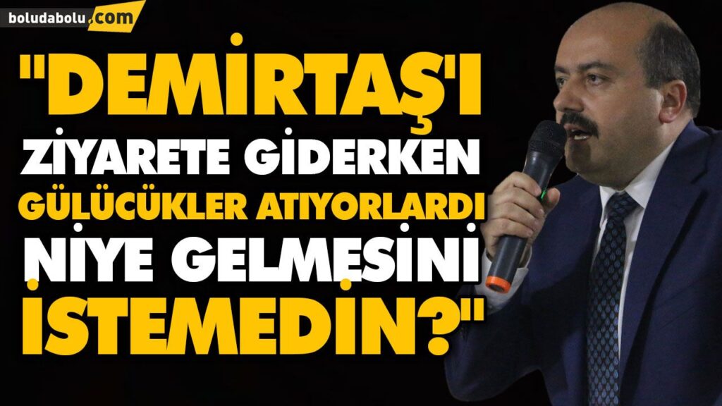“DEMİRTAŞ’I ZİYARETE GİDERKEN GÜLÜCÜKLER ATIYORLARDI. NİYE GELMESİNİ İSTEMEDİN?” “DEMİRTAŞ’I ZİYARETE GİDERKEN GÜLÜCÜKLER ATIYORLARDI. NİYE GELMESİNİ İSTEMEDİN?”