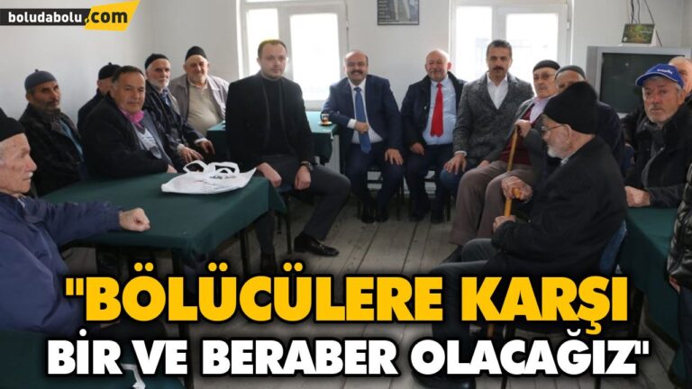 METİN: “BÖLÜCÜLERE KARŞI BİR VE BERABER OLACAĞIZ”