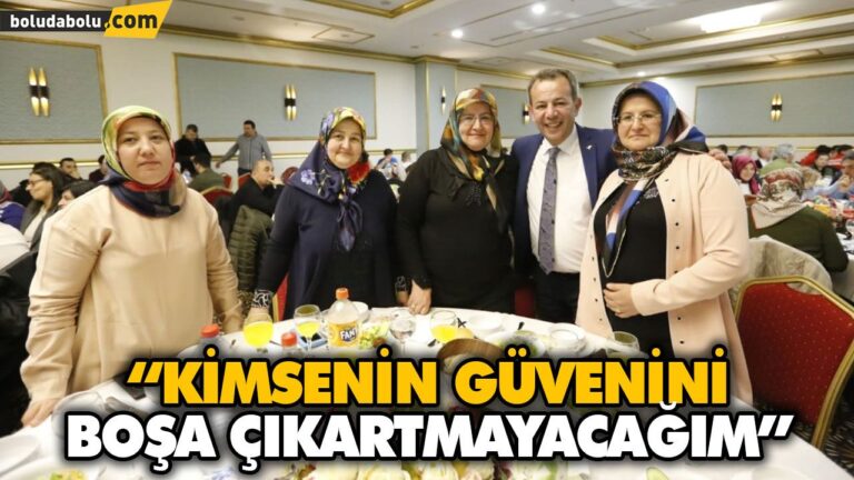 “KİMSENİN GÜVENİNİ BOŞA ÇIKARTMAYACAĞIM”