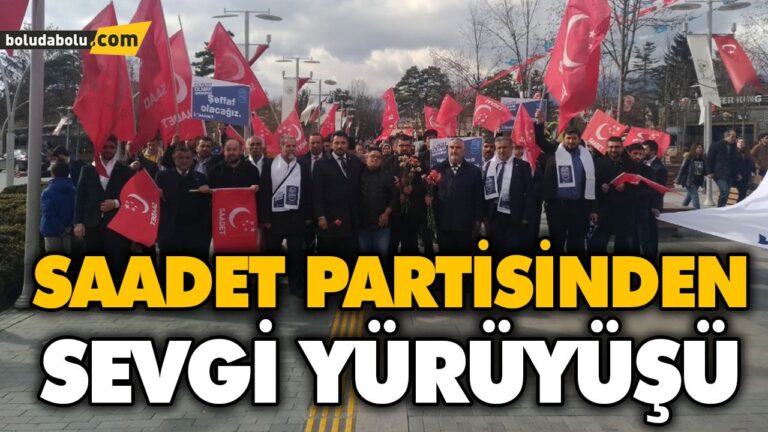 SAADET’TEN SEVGİ YÜRÜYÜŞÜ