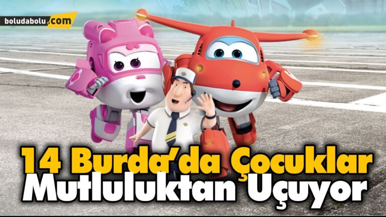 14 Burda’da Çocuklar Mutluluktan Uçuyor