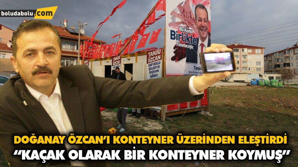 “KAÇAK OLARAK BİR KONTEYNER KOYMUŞ” “KAÇAK OLARAK BİR KONTEYNER KOYMUŞ”