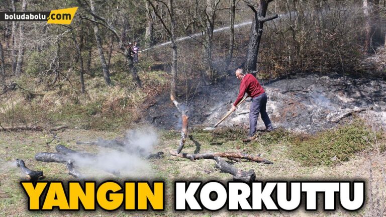 BİR HEKTARLIK ALAN ZARAR GÖRDÜ