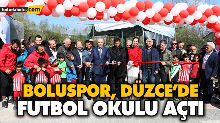 BOLUSPOR, DÜZCE’DE FUTBOL OKULU AÇTI