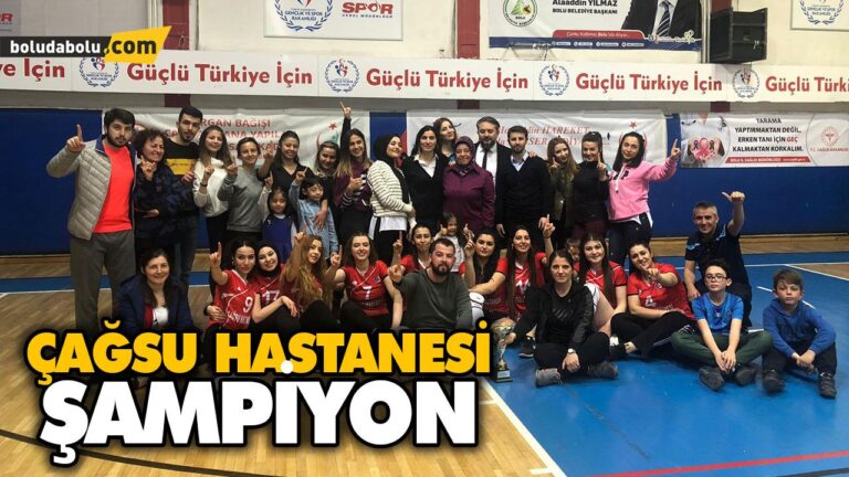 Hemşireler Haftası Turnuvasında şampiyon belli