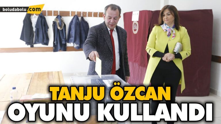 TANJU ÖZCAN OYUNU KULLANDI