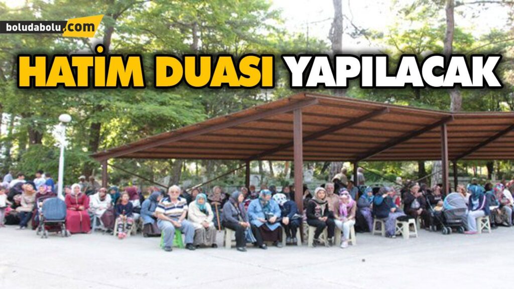HATİM DUASI YAPILACAK HATİM DUASI YAPILACAK