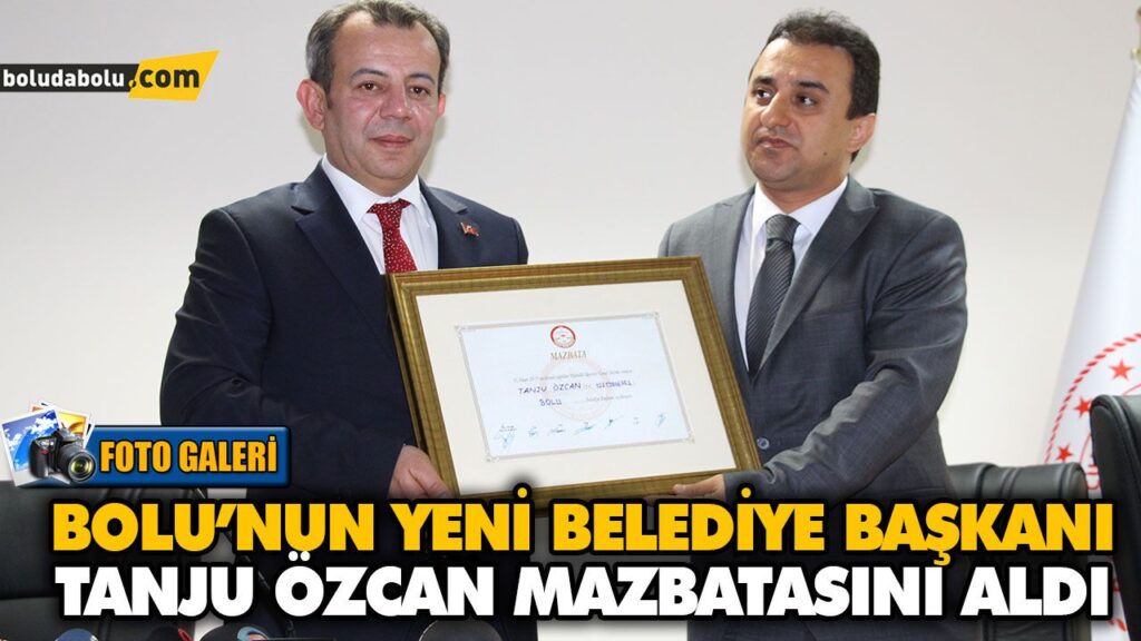 TANJU ÖZCAN MAZBATASINI ALDI TANJU ÖZCAN MAZBATASINI ALDI