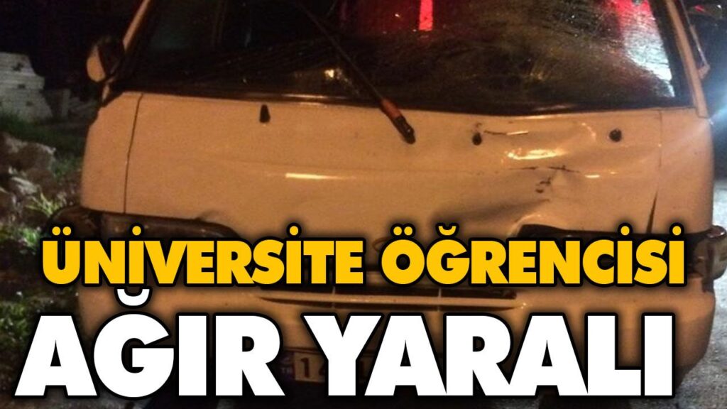 ÜNİVERSİTE ÖĞRENCİSİ AĞIR YARALI