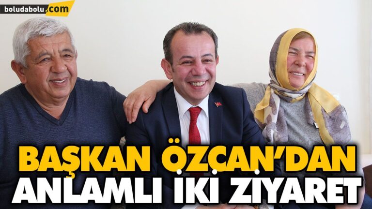 BAŞKAN ÖZCAN’DAN DUYGU DOLU İKİ ZİYARET