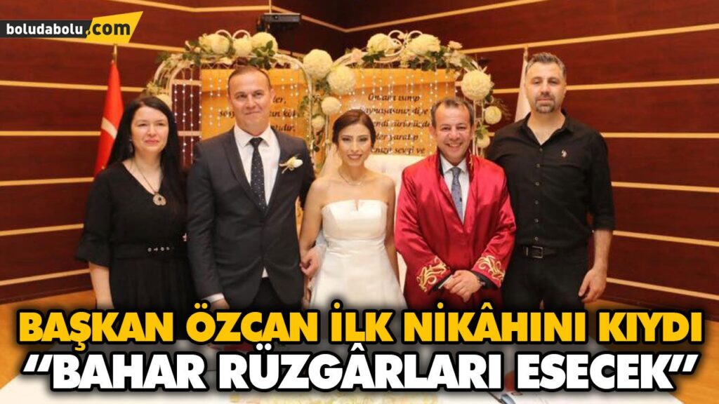 GÖREVE BAŞLADI İLK NİKAHI KIYDI GÖREVE BAŞLADI İLK NİKAHI KIYDI