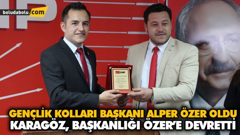 GENÇLİK KOLLARI BAŞKANI ALPER ÖZER OLDU