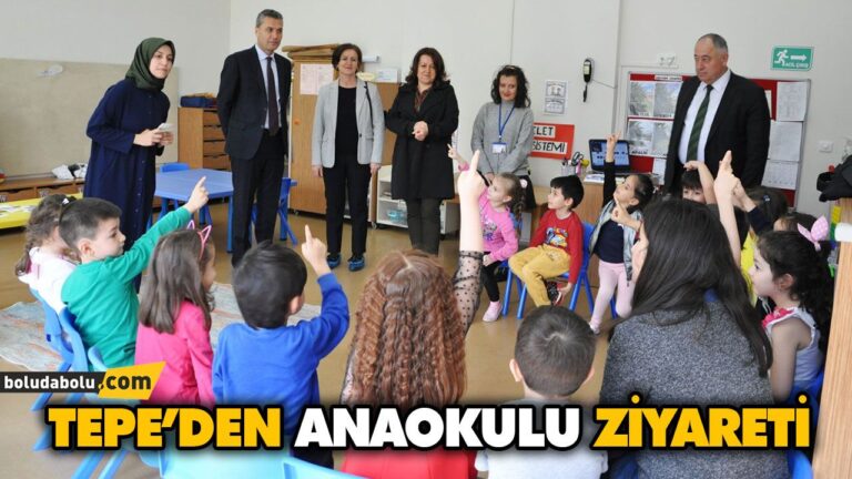 TEPE’DEN ANAOKULU ZİYARETİ