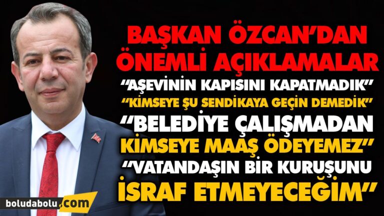 “VATANDAŞIN BİR KURUŞUNU İSRAF ETMEYECEĞİM”