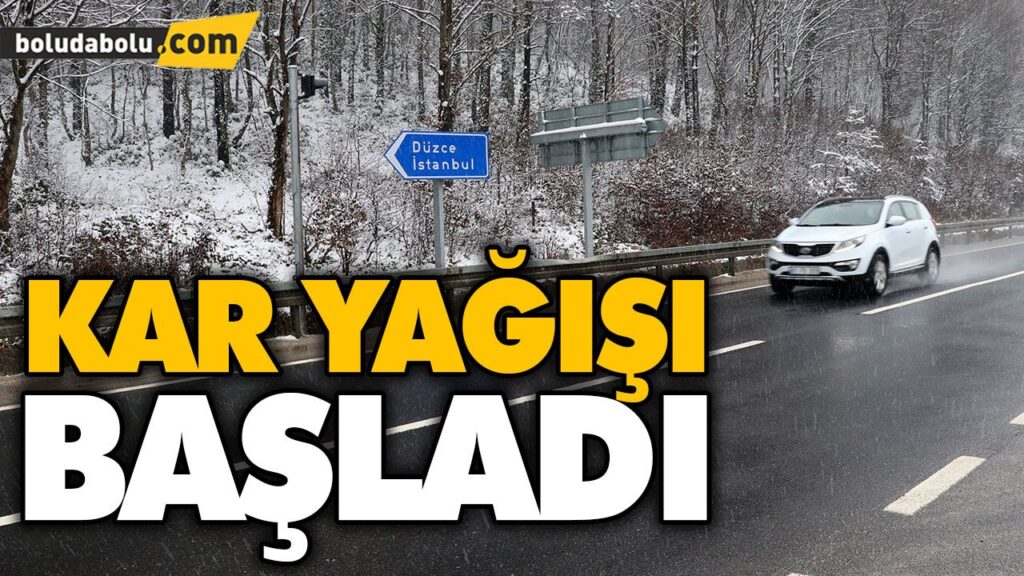 Bolu Dağı’nda kar yağışı Bolu Dağı’nda kar yağışı