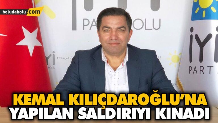 AHMET ÖRNEKBAŞ KEMAL KILIÇDAROĞLU’NA YAPILAN SALDIRIYI KINADI