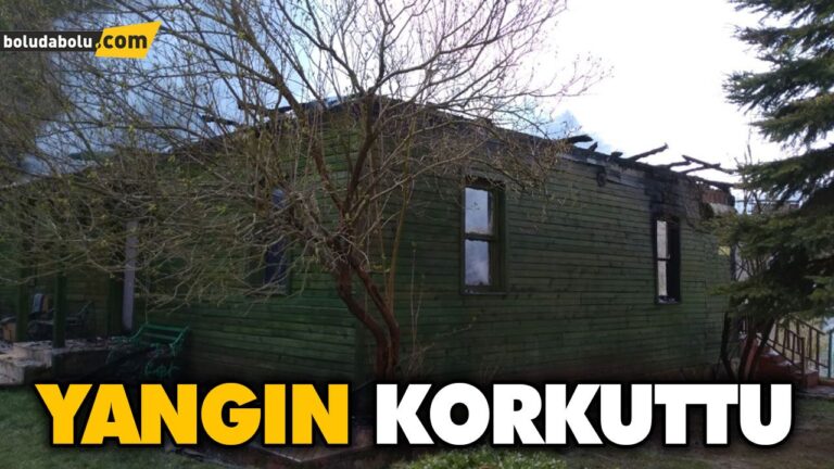 SÜNNET GÖLÜ TABİAT PARKI’NDA YANGIN