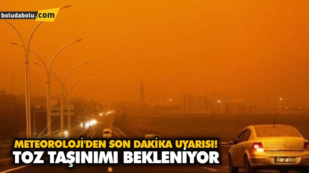 TOZ TAŞINIMI BEKLENİYOR TOZ TAŞINIMI BEKLENİYOR