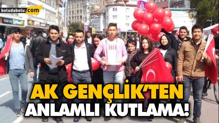 AK GENÇLİK’TEN ANLAMLI KUTLAMA!