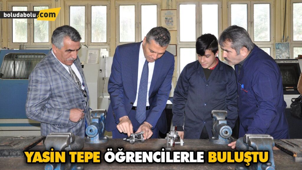 YASİN TEPE ÖĞRENCİLERLE BULUŞTU YASİN TEPE ÖĞRENCİLERLE BULUŞTU