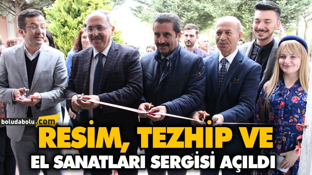 RESİM, TEZHİP VE EL SANATLARI SERGİSİ AÇILDI RESİM, TEZHİP VE EL SANATLARI SERGİSİ AÇILDI