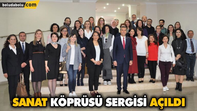 SANAT KÖPRÜSÜ SERGİSİ AÇILDI