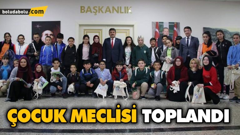 GEREDE’DE ÇOCUK MECLİSİ TOPLANDI