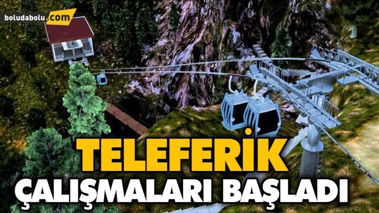 TELEFERİK ÇALIŞMALARI BAŞLADI