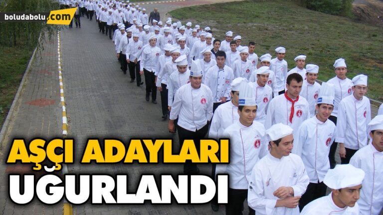 AŞÇI ADAYLARI UĞURLANDI