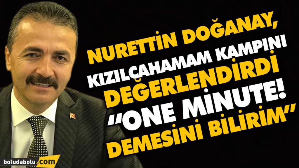 “ONE MİNUTE! DEMESİNİ BİLİRİM” “ONE MİNUTE! DEMESİNİ BİLİRİM”