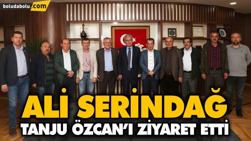 ALİ SERİNDAĞ TANJU ÖZCAN’I ZİYARET ETTİ ALİ SERİNDAĞ TANJU ÖZCAN’I ZİYARET ETTİ