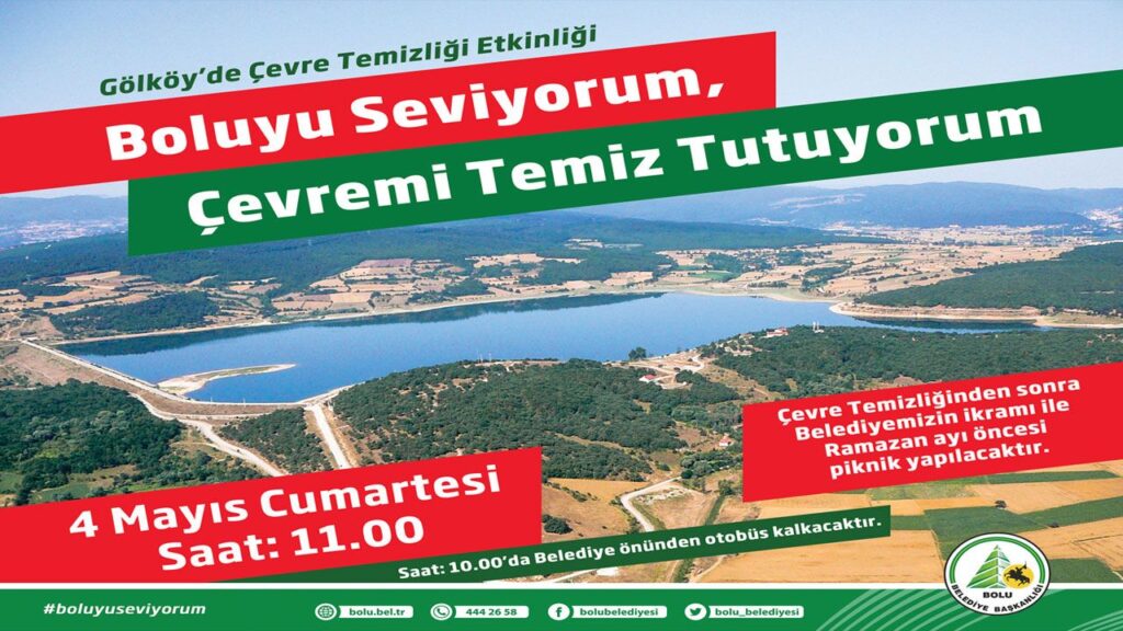BOLU BELEDİYESİ’NDEN ÇEVRE TEMİZLİĞİ ETKİNLİĞİ BOLU BELEDİYESİ’NDEN ÇEVRE TEMİZLİĞİ ETKİNLİĞİ