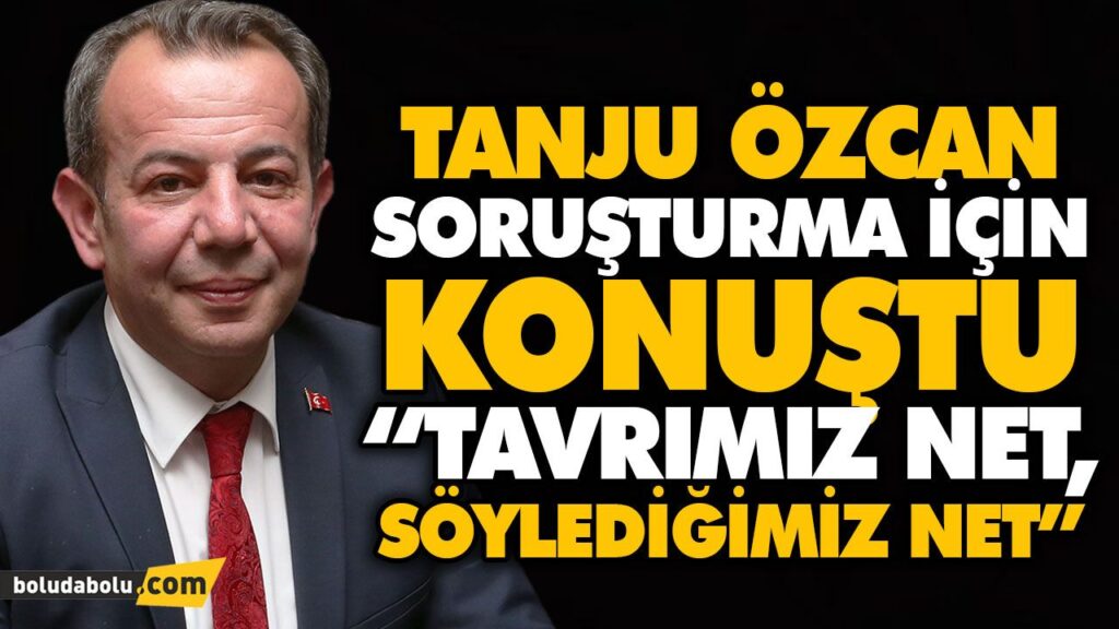 Özcan soruşturma için konuştu