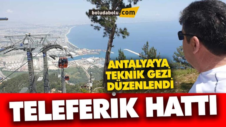 TELEFERİK HATTI GELİYOR