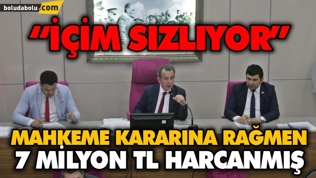 “Minimum 7 milyon lira para harcanmış” “Minimum 7 milyon lira para harcanmış”