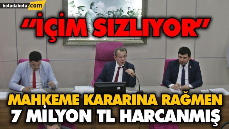 “Minimum 7 milyon lira para harcanmış”