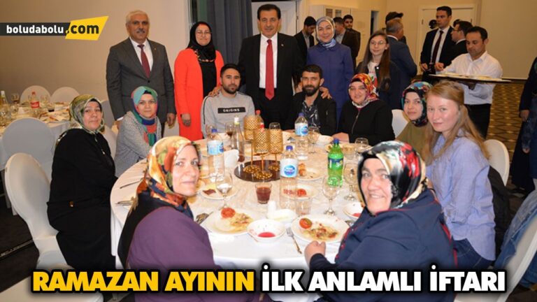 RAMAZAN AYININ İLK ANLAMLI İFTARI