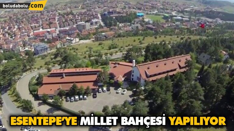 ESENTEPE’YE MİLLET BAHÇESİ YAPILIYOR